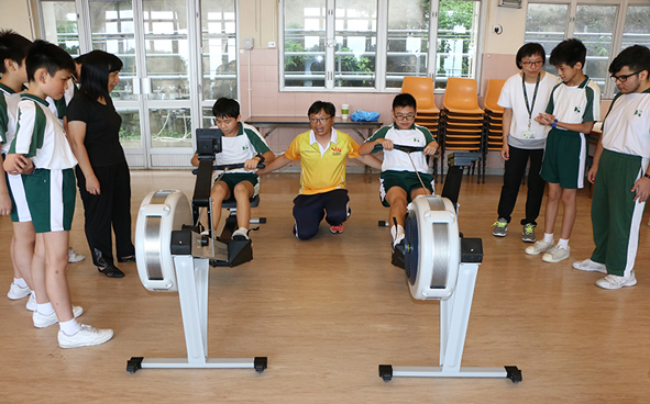 Duathlon, Indoor Para-Rowing and Rhythmic Fitness Movement Sport Demonstration (Ebenezer School)