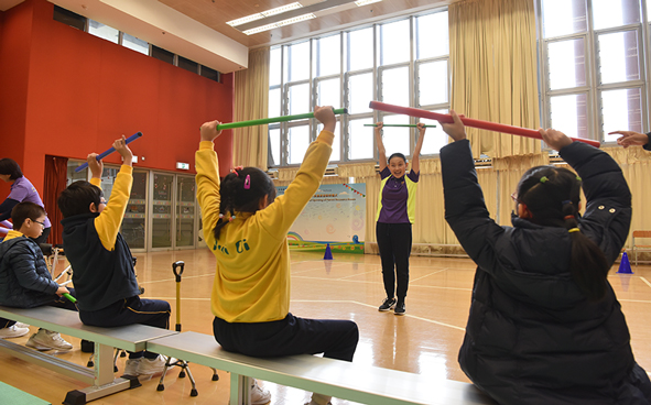Fitness Exercise Sport Demonstration (Hong Kong Christian Service Pui Oi School)